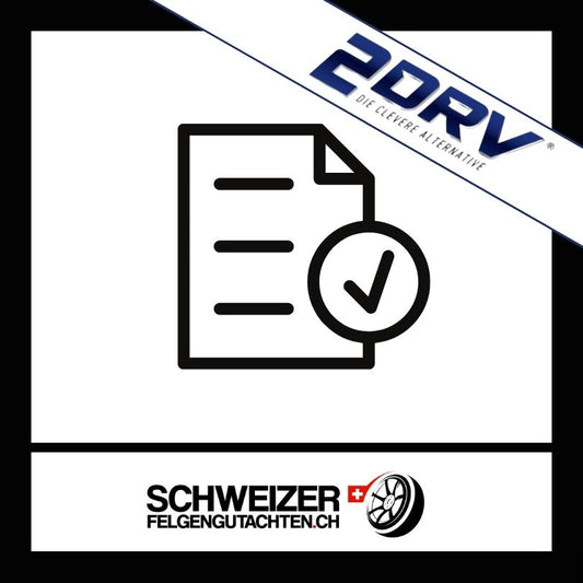 2DRV Felgen-Gutachten oder Eignungserklärung als Bild