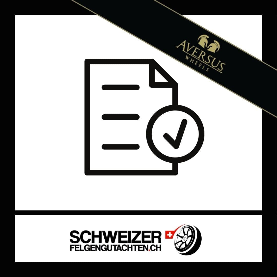 Aversus Felgengutachten oder Eignungserklärung kaufen