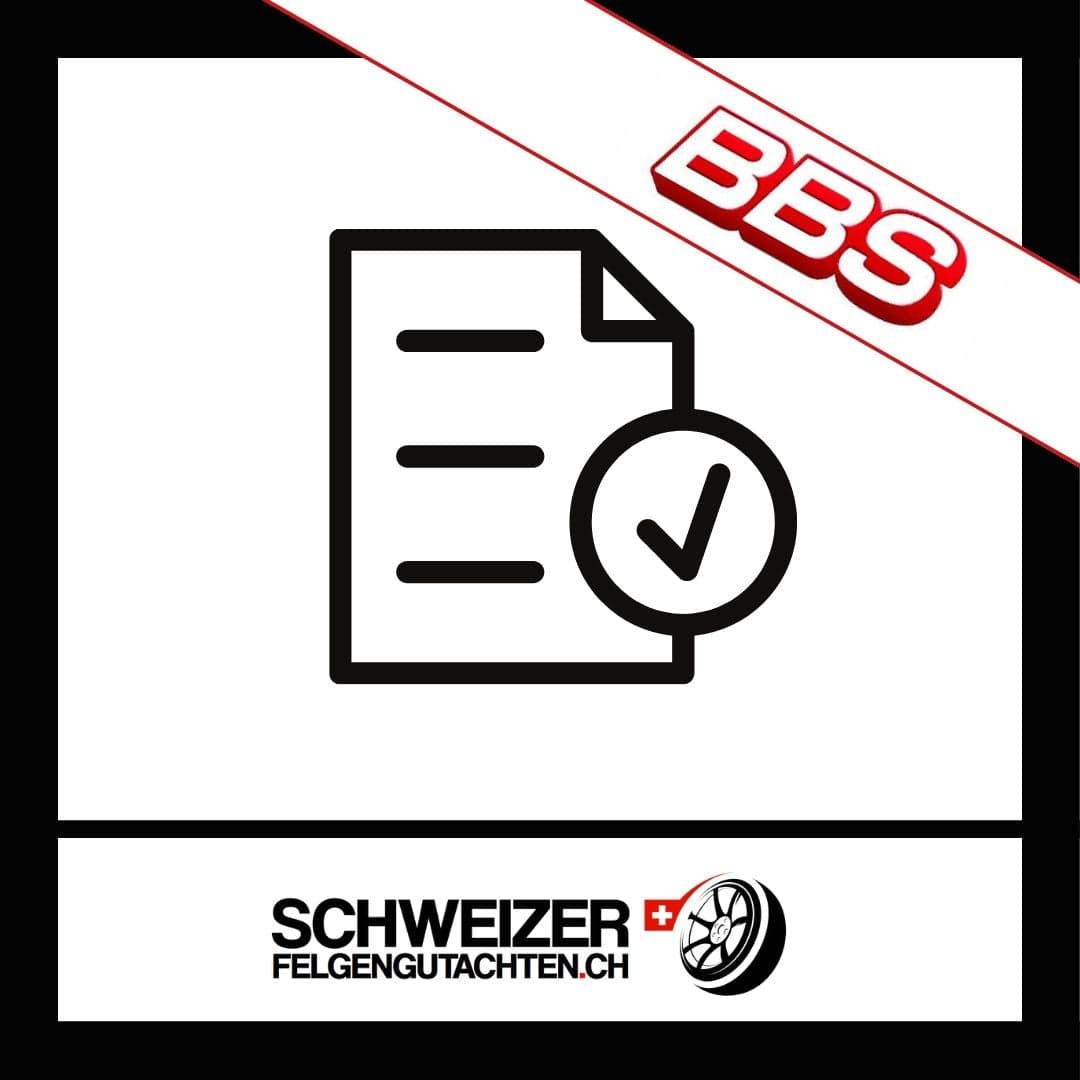Felgengutachten BBS Eignungserklärung kaufen