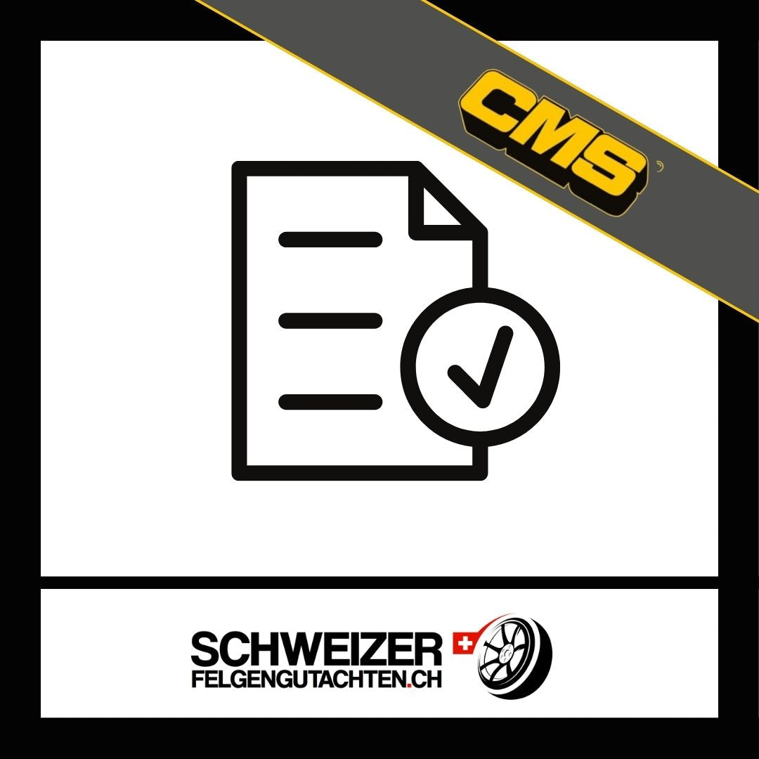 Felgengutachten CMS Eignungserklärung kaufen