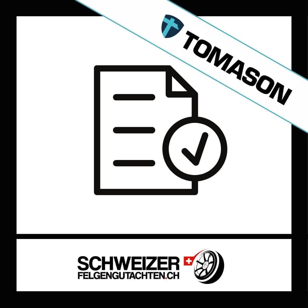 Felgengutachten Tomason Eignungserklärung kaufen