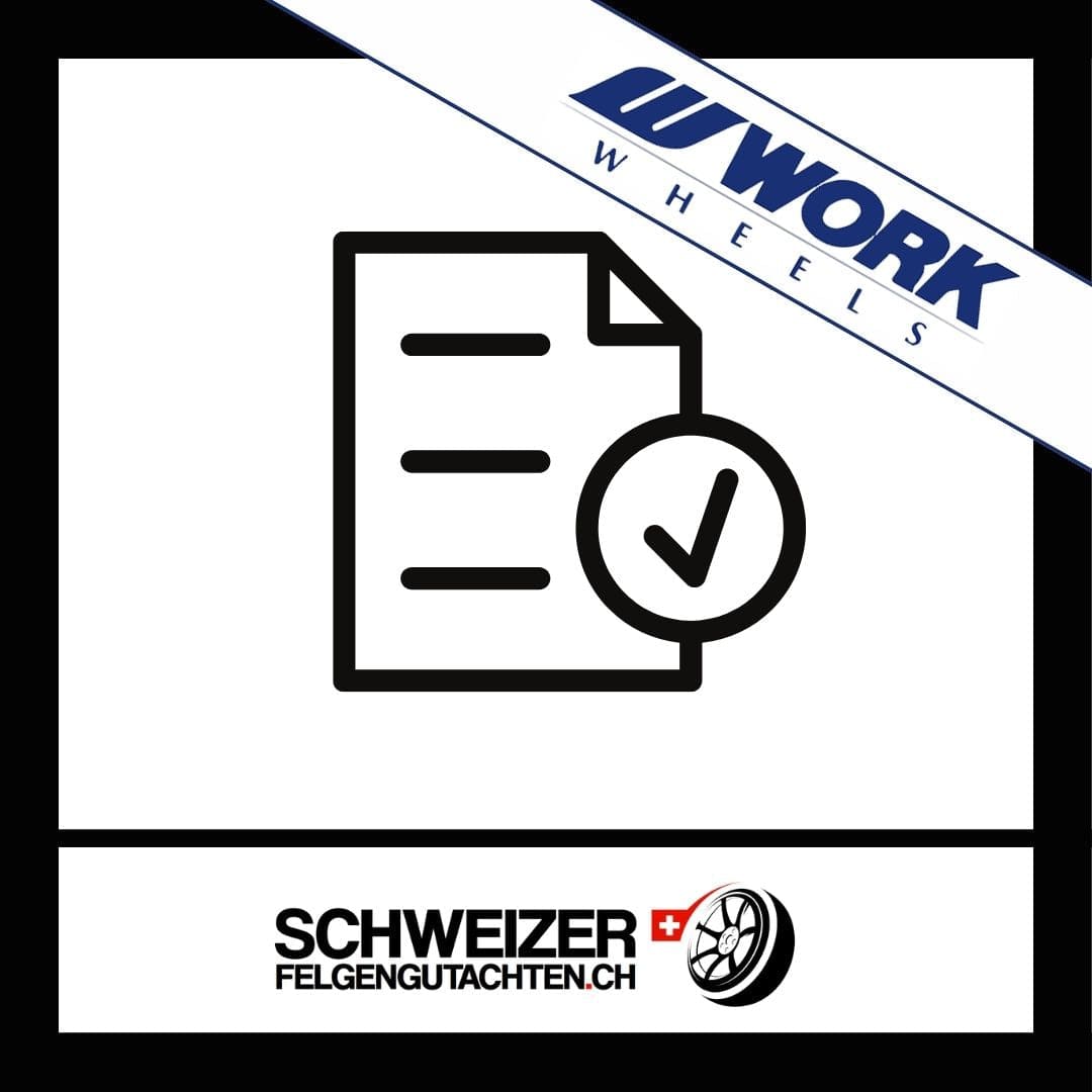Felgengutachten Work-Wheels Eignungserklärung kaufen