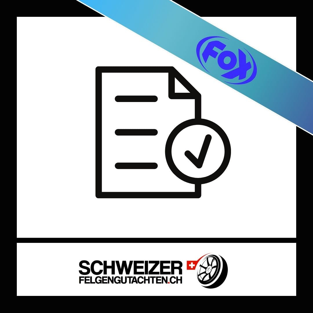 Fox-Auspuff-Gutachten-Schweiz-Eignungserklärung