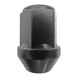 Radmutter M12x1.5 Kegelbund 60° Inbus schwarz