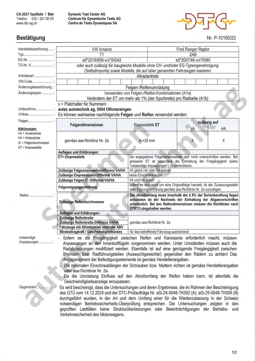 DTC Felgengutachten Vorschau