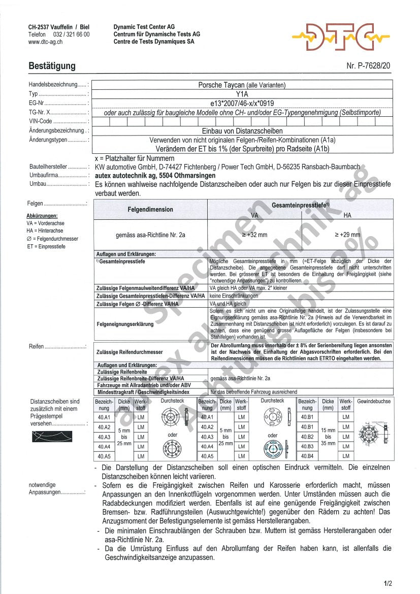 DTC Felgengutachten Vorschau