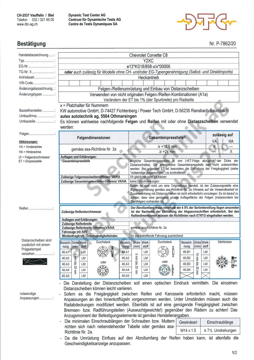 DTC Felgengutachten Vorschau