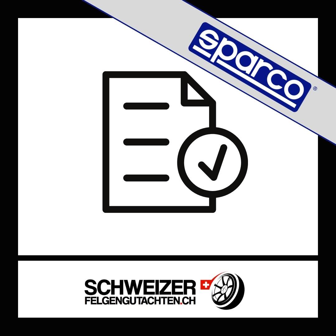 Sparco Felgengutachten