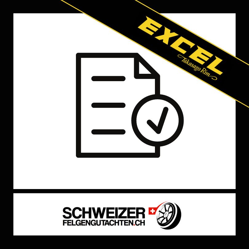 Excel Felgen Gutachten für Motorräder