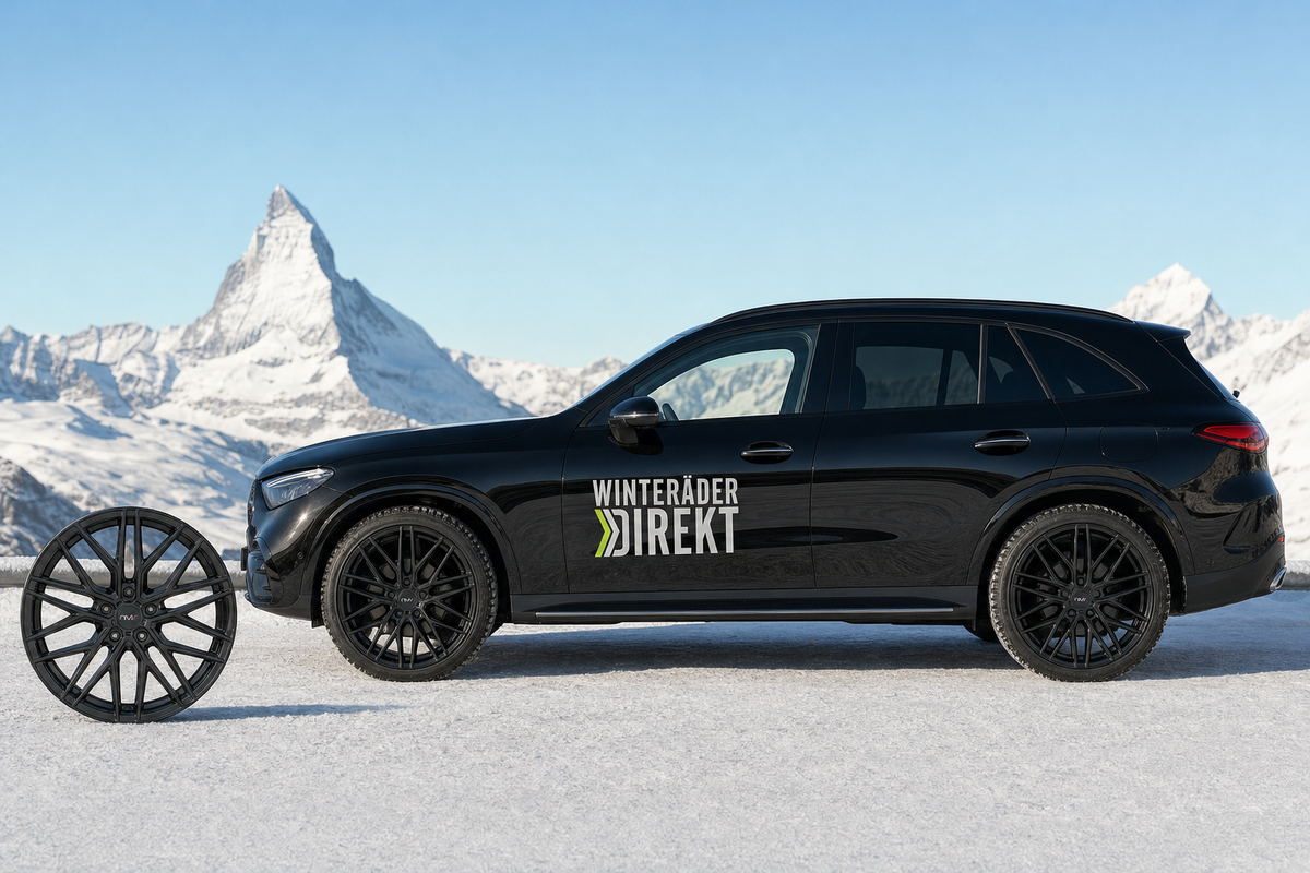 Winterräder Mercedes-Benz GLC – Nivis 280 Felgen schwarz mit Yokohama Winterreifen