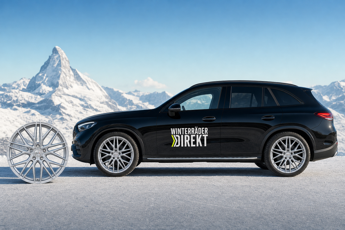 Winterräder Mercedes-Benz GLC – Nivis 280 Felgen silber mit Yokohama Winterreifen