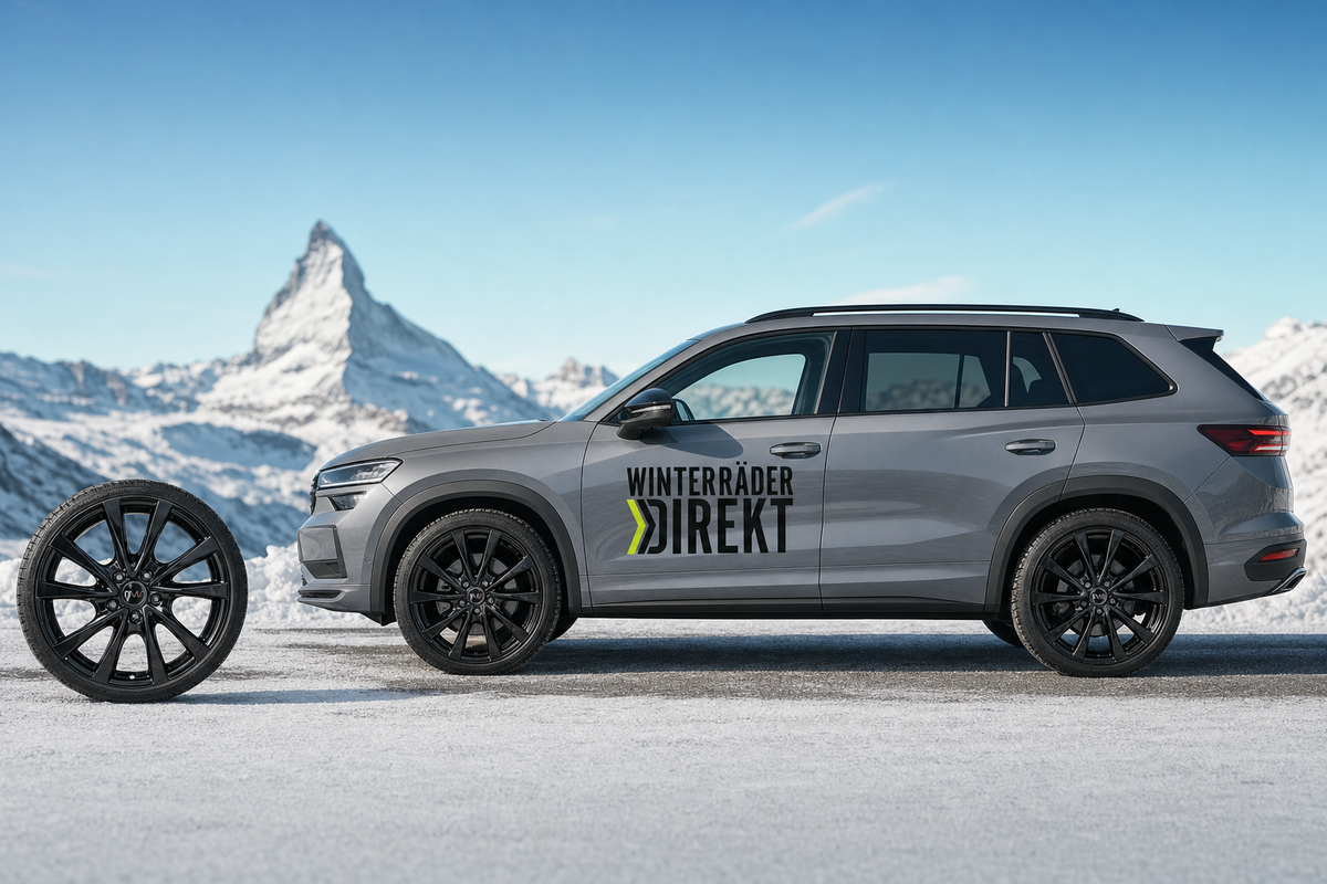 Winterräder Skoda Kodiaq – Nivis 206 Felgen schwarz mit Yokohama Winterreifen