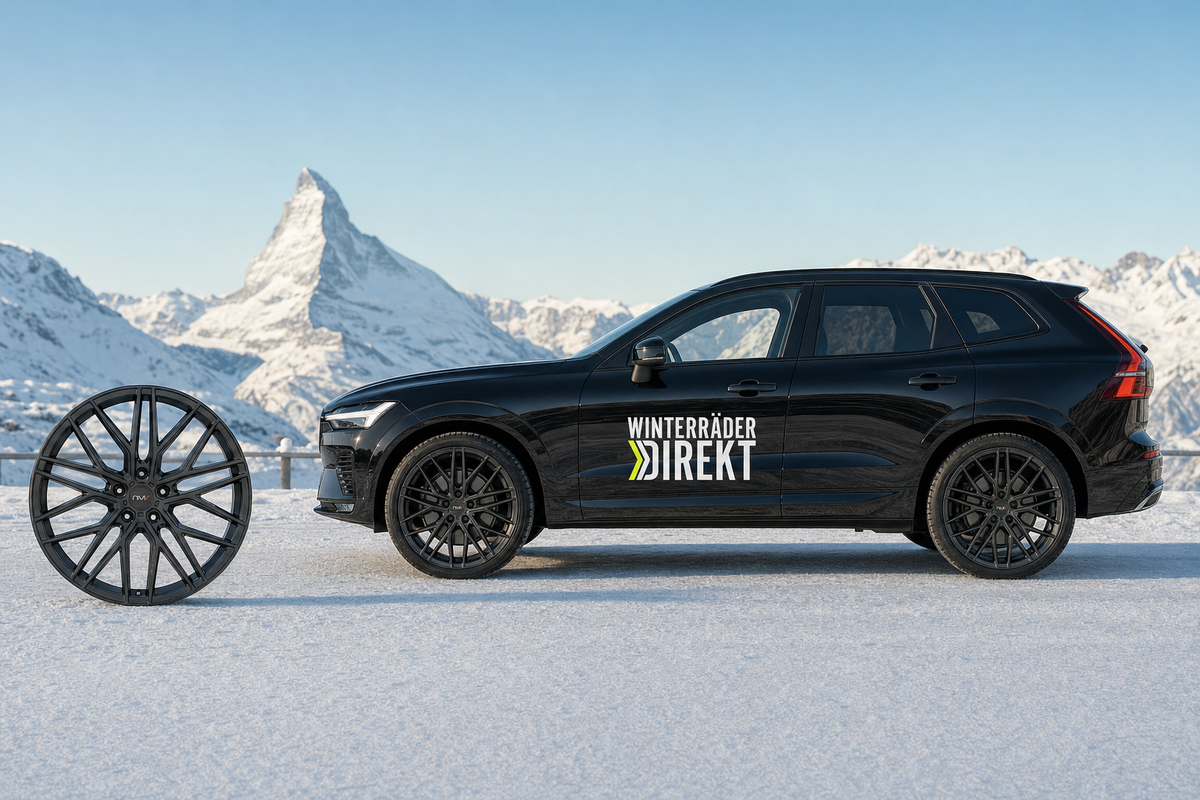 Winterräder Volvo XC60 – Nivis 280 Felgen schwarz mit Yokohama Winterreifen