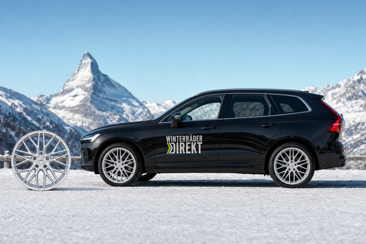 Winterräder Volvo XC60 – Nivis 280 Felgen silber mit Yokohama Winterreifen