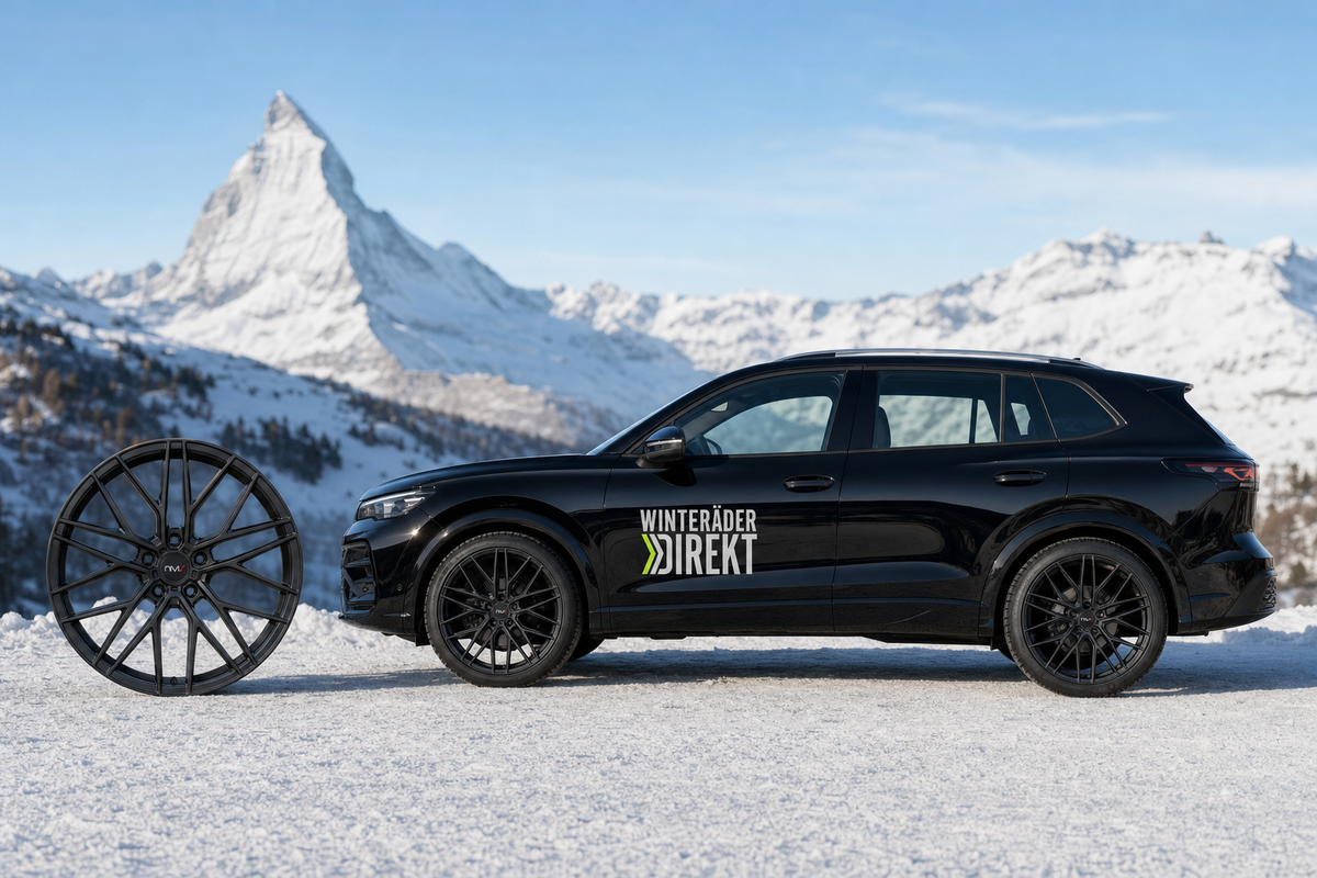 Winterräder VW Tiguan – Nivis 280 Felgen schwarz mit Yokohama Winterreifen