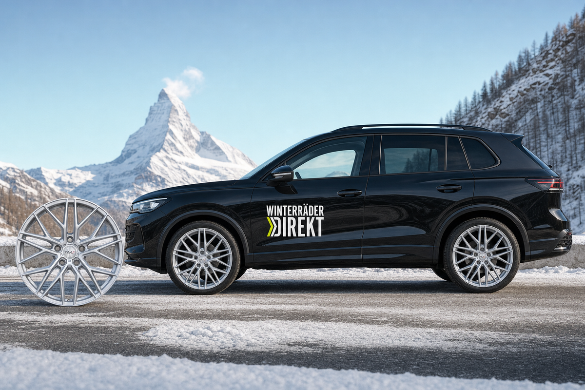 Winterräder VW Tiguan – Nivis 280 Felgen silber mit Yokohama Winterreifen
